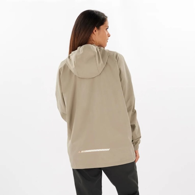 Cortavientos Salomon Outlife Ripstop Half Zip Mujer Beige | MX HXOP574